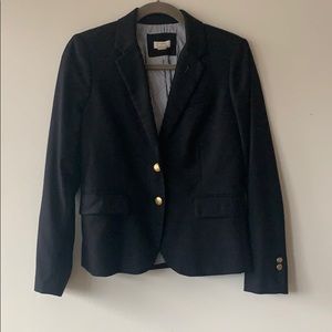 Jcrew black schoolboy blazer